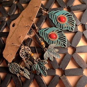 Love 3pc set of boho and native Indian styled set!